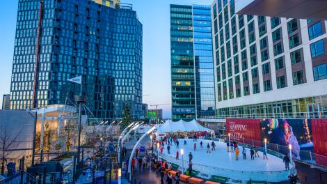 冬季滑冰场 冬季滑冰场