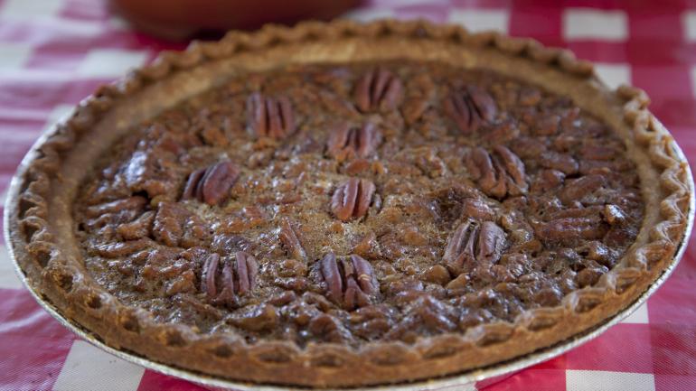 A sweet classic, pecan pie A sweet classic, pecan pie