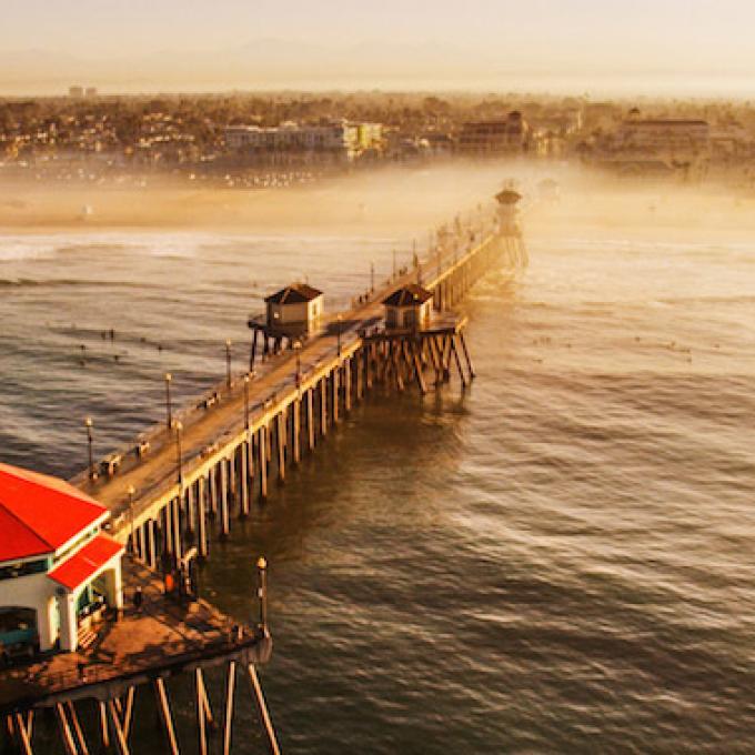 Sprawling Huntington Beach Pier Sprawling Huntington Beach Pier