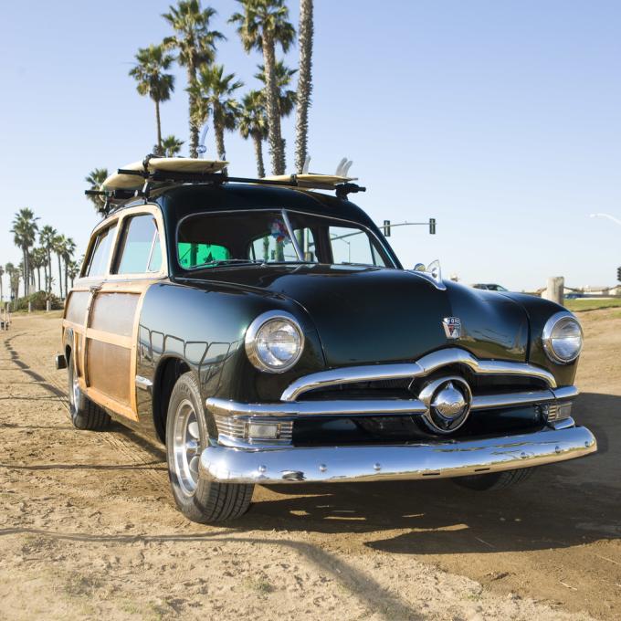 Huntington’s official car, the Woody Huntington’s official car, the Woody