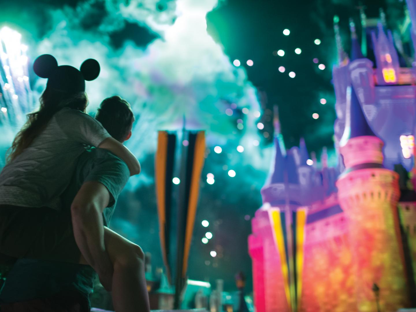 神奇王国的烟花表演 神奇王国的烟花表演